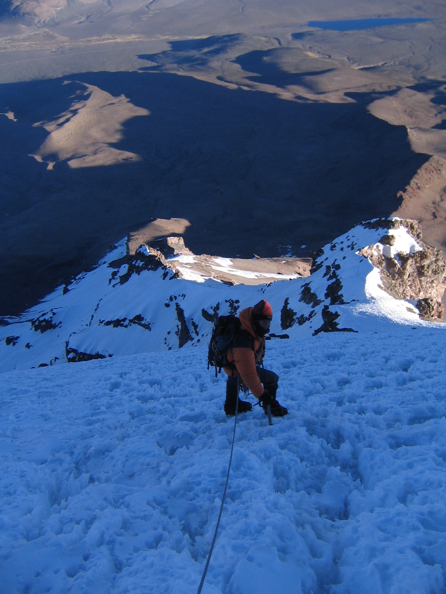 Day 3: High camp - Summit (6549m) - High camp - Base camp - Sajama Village 