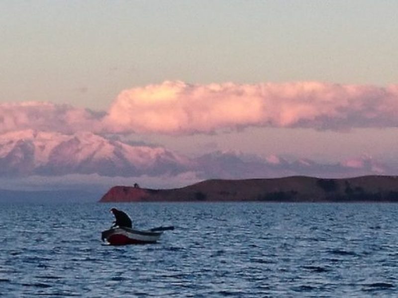 Ruins of Tiwanaku, Lake Titicaca, Copacabana,  Isla del Sol  and  Isla de la Luna